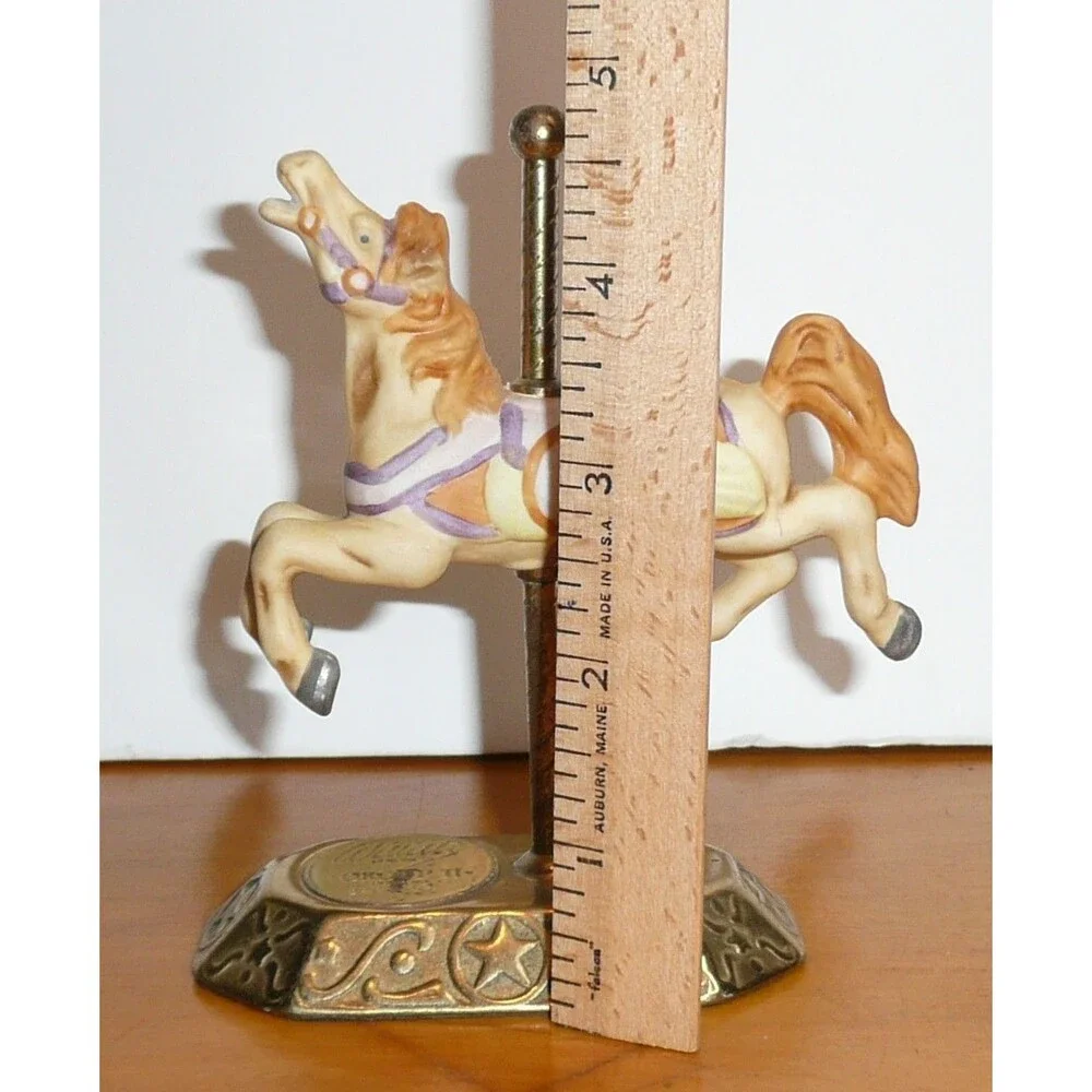 Vintage The American Carousel Horse The Willitt's Design  8935 Porcelain Pony